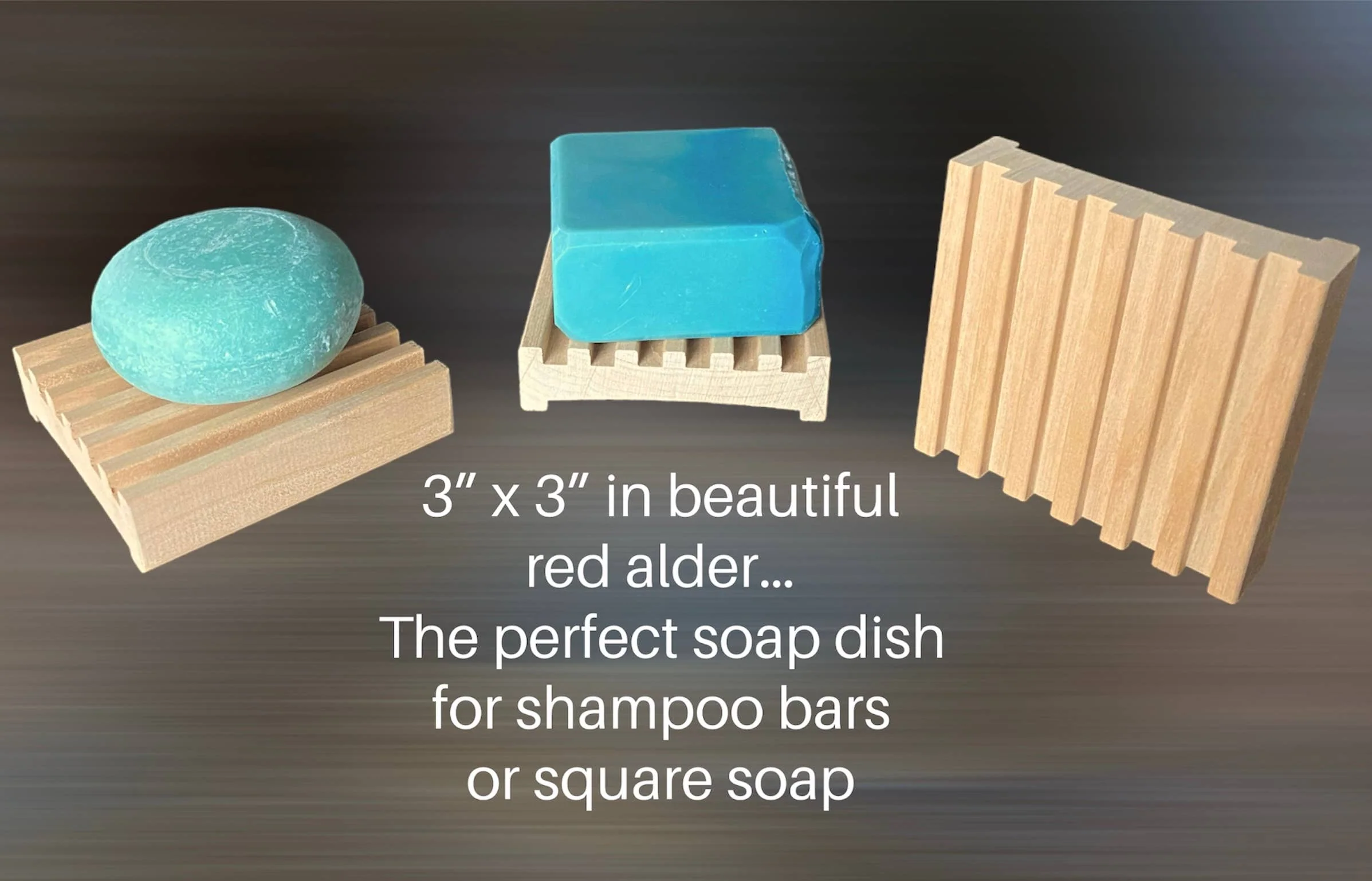 Red Alder Wood Soap Dish - Image 4