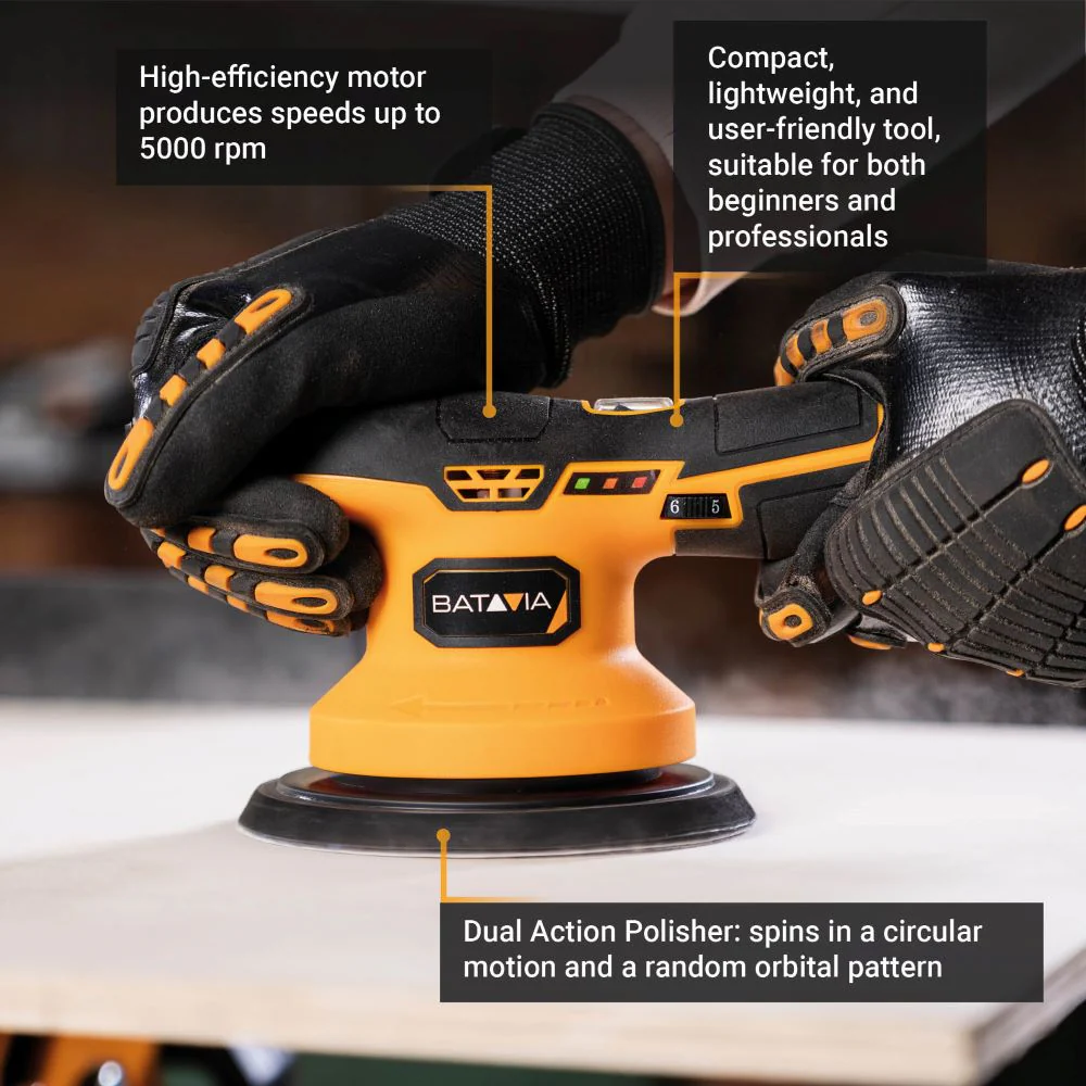 12V Cordless Dual Action Polisher Ø150mm - Image 5
