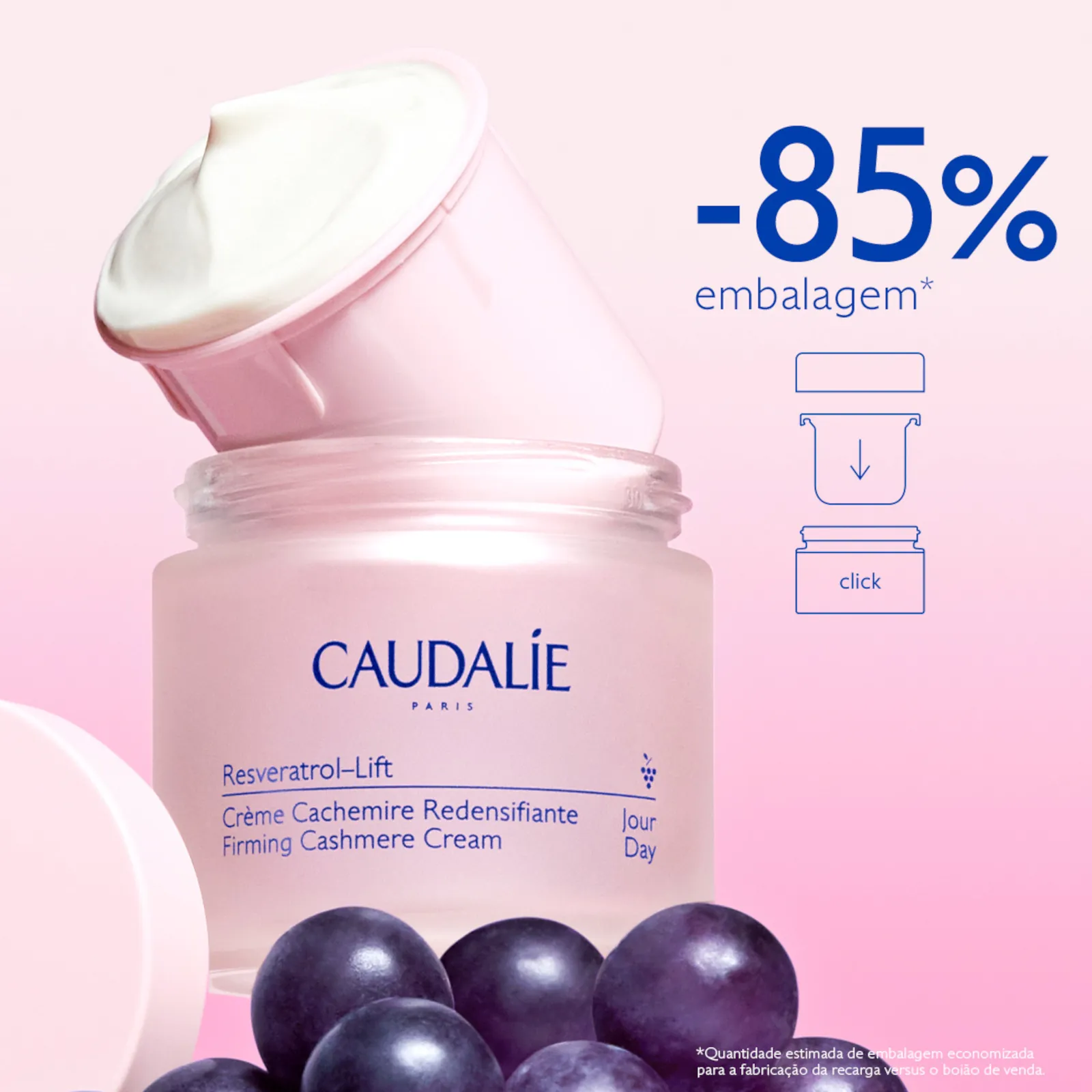 Caudalie resveratrol lift firming cashmere cream 50ml 1.6fl.oz – Refill - Image 3