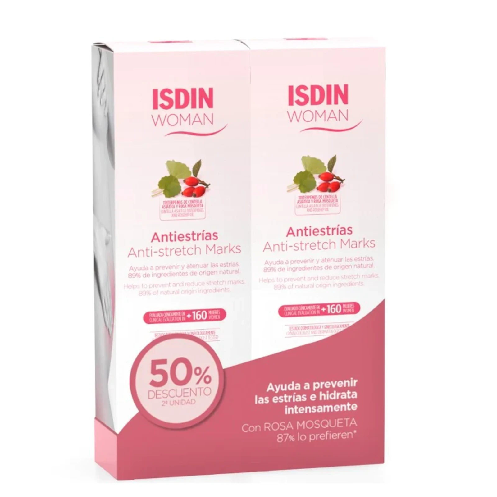 Isdin woman duo anti-stretch marks 2x250ml