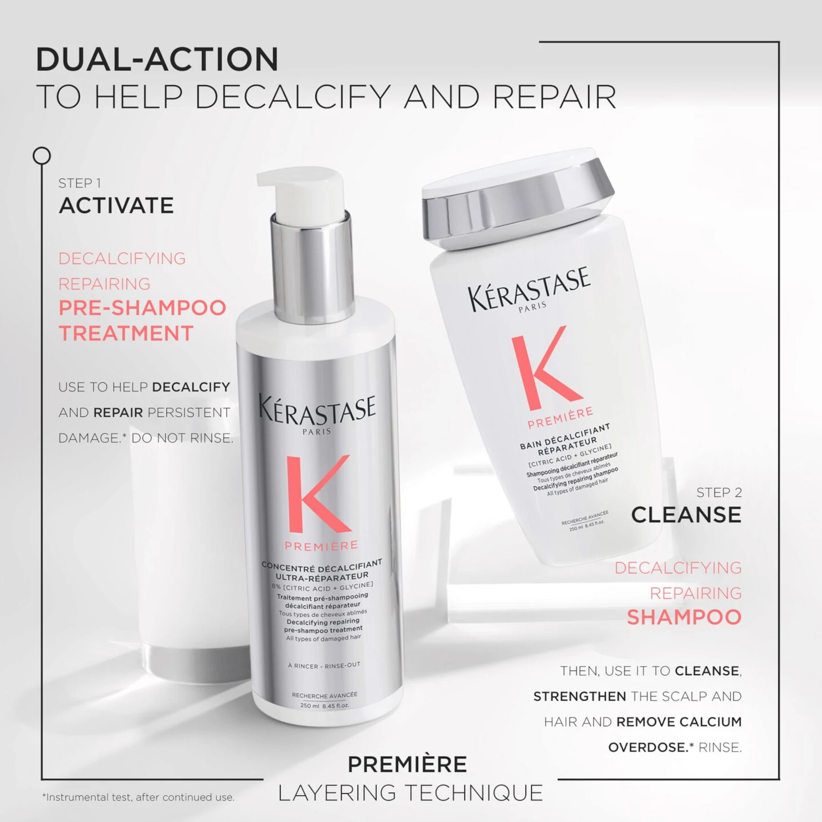 Kérastase première decalcifying repairing shampoo for damaged hair 250ml 8.45fl.oz - Image 3