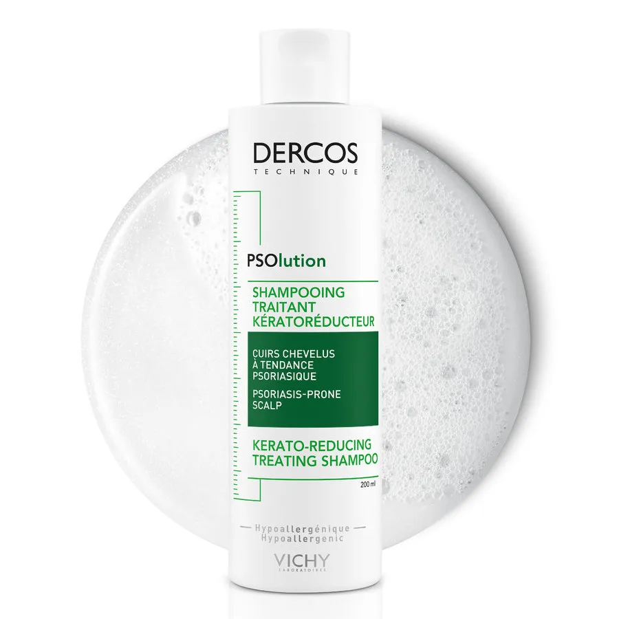 Vichy dercos pso kerato-reducing shampoo for psoriasis-prone scalp 200ml 6.7fl.oz - Image 2