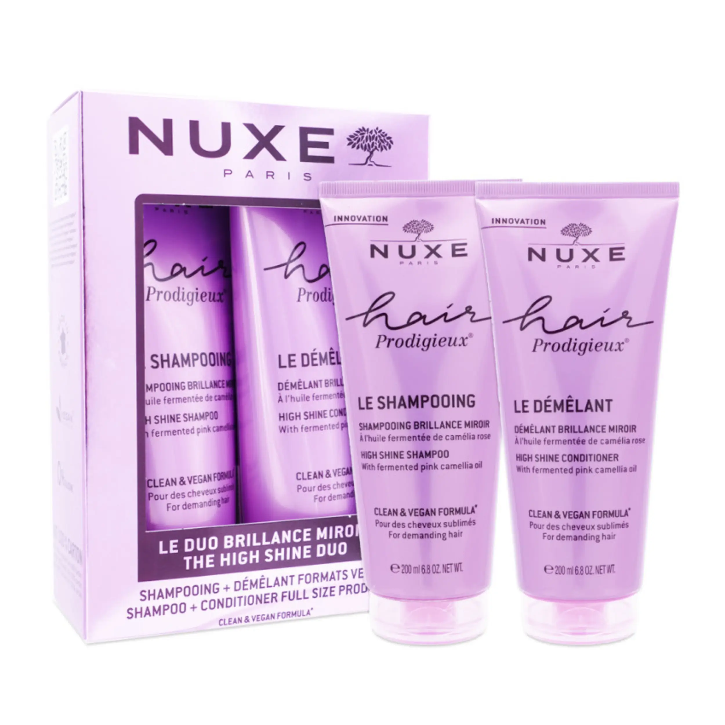 Nuxe Hair Prodigieux Duo Pack Shine Effect Shampoo + Conditioner